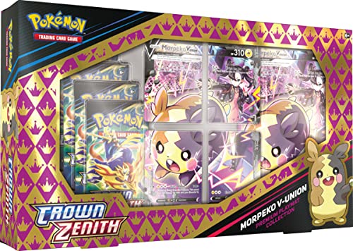 Pokémon Morpeko V-UNION Premium Playmat Collection (4 Promo, 1 Oversize Card & 5 Booster Packs)