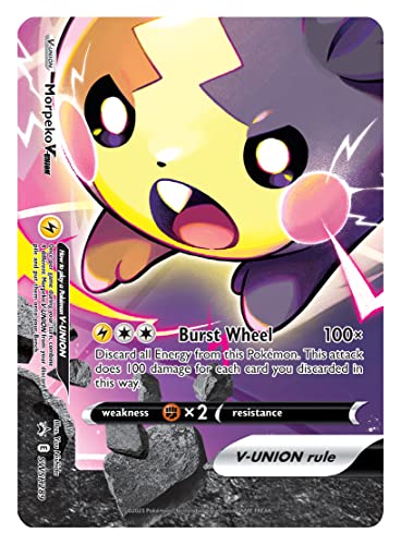 Pokémon Morpeko V-UNION Premium Playmat Collection (4 Promo, 1 Oversize Card & 5 Booster Packs)