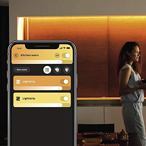 Philips Hue Lightstrip Plus v3 [2 m] White and Colour Ambiance Smart LED Kit (Works with Alexa, Google Assistant and Apple HomeKit)