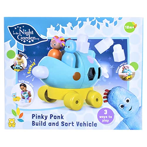 IN THE NIGHT GARDEN 539 2070 Pinky Ponk Build & Sort Vehicl, Blue, 11 x 22.9 x 16.4 centimeters